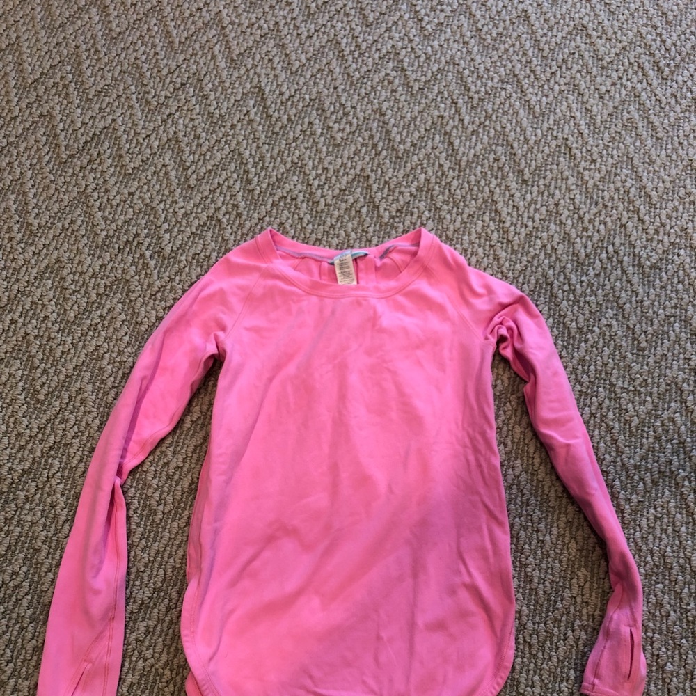 Pink cute long sleeve shirt